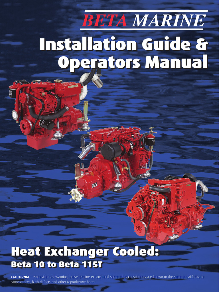 Beta Marine Engine Installation Manual | PDF | Diesel Engine | Engines