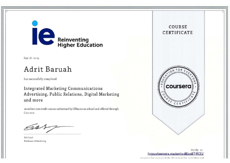 Course Ra Digital Market Ting | PDF