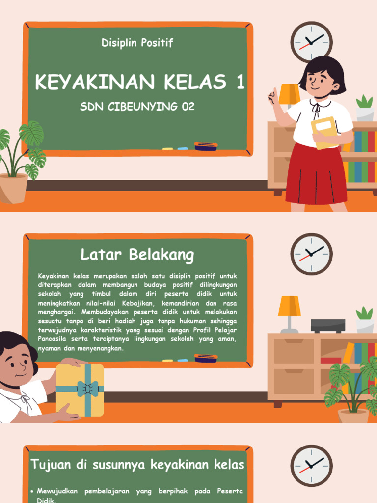 Aksi Nyata Membuat Keyakinan Kelas | PDF