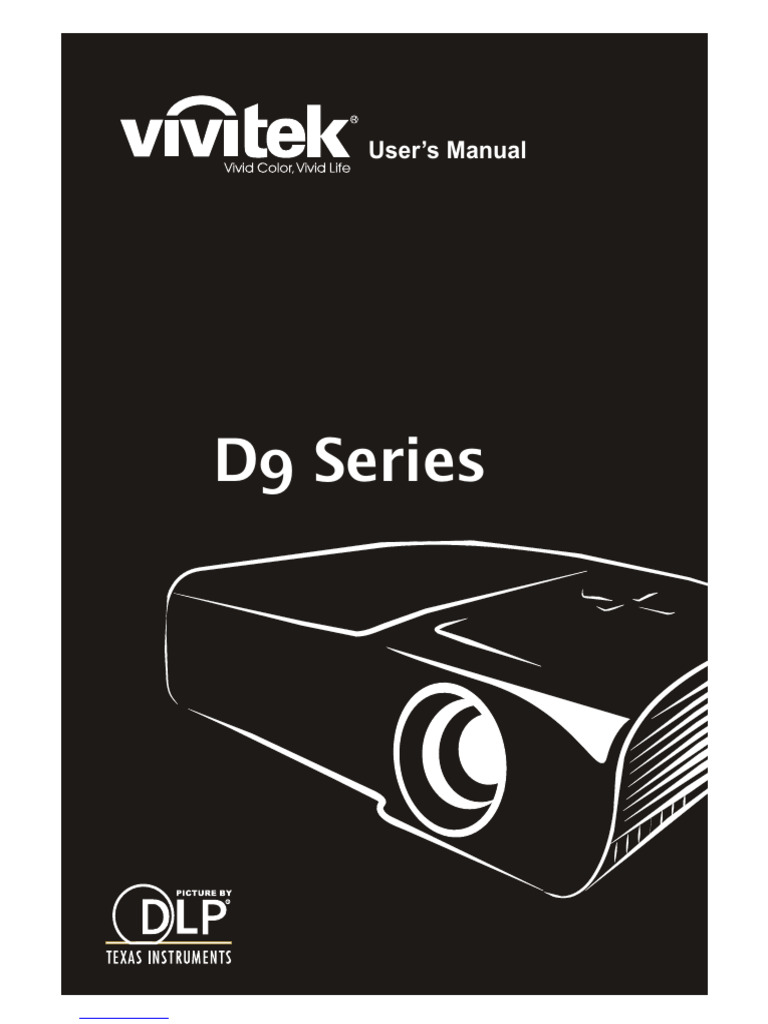D9 Series Projector User Manual | PDF | Hdmi | Menu (Computing)