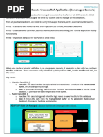SAP RAP Action Processing Guide | PDF | Parameter (Computer Programming ...