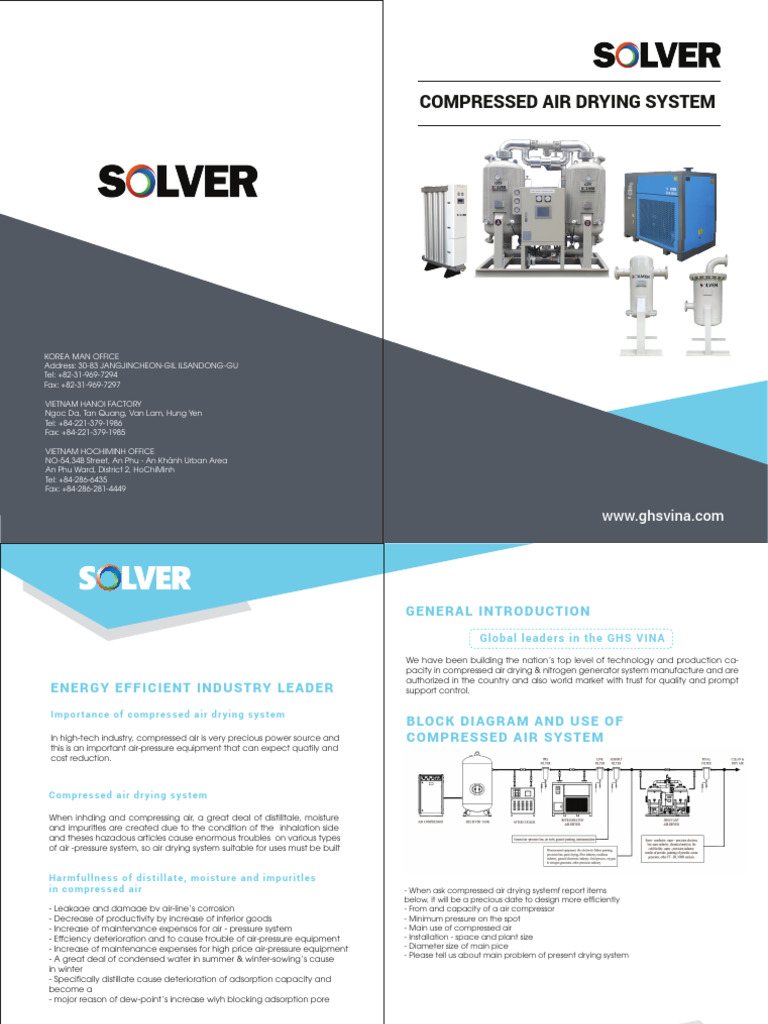 Solver Air Dryer Catalog - Final-1 | PDF | Continuum Mechanics ...
