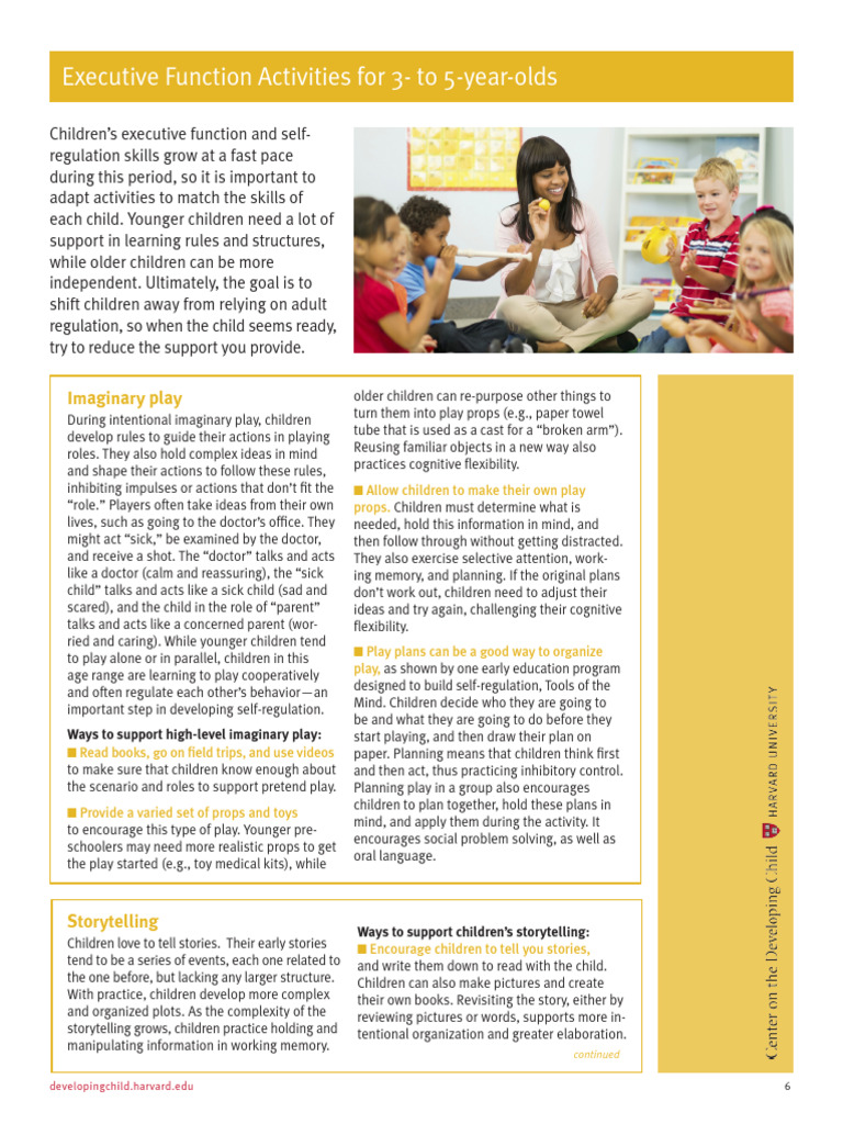 Aula 03 - Executive Function Activities | PDF | Executive Functions ...