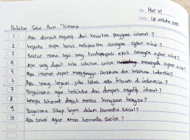 Rembulan - Tugas Hal 71 | PDF