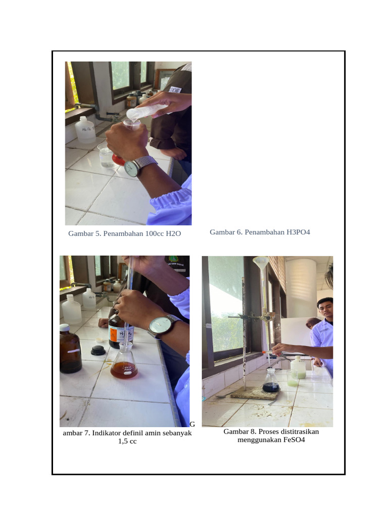 Proses Penambahan H2O dan H3PO4 | PDF