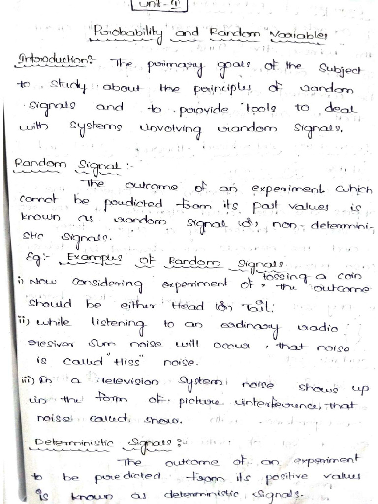 PTSP Unit1 | PDF
