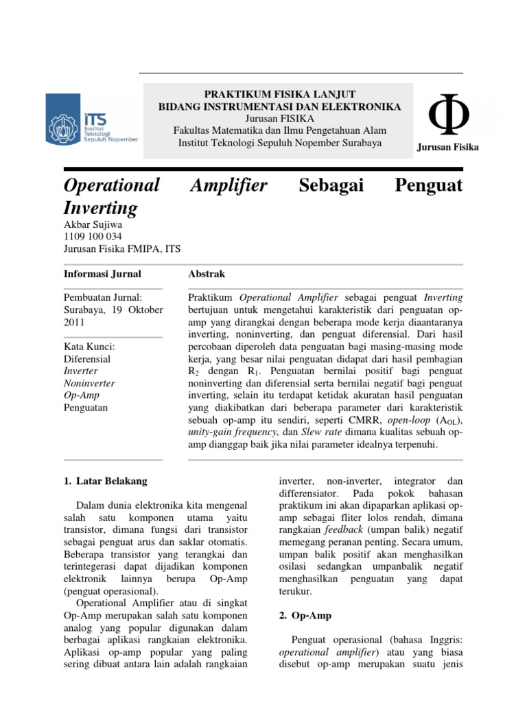 Laporan Op Amp