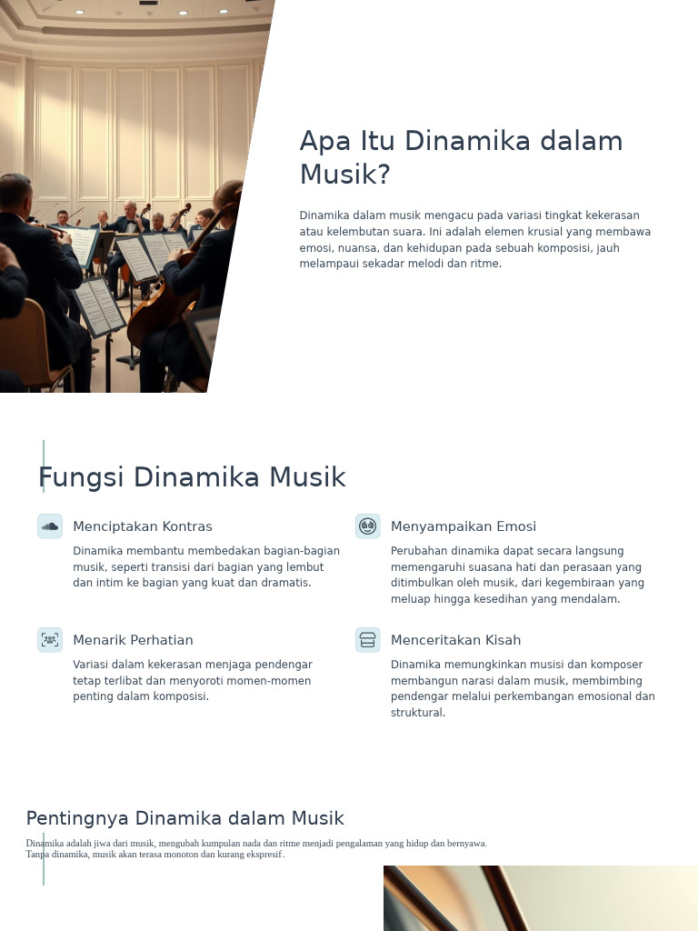 Fungsi dan Pentingnya Dinamika Musik | PDF