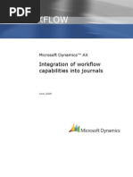 Integrate Workflow in Financial Journals