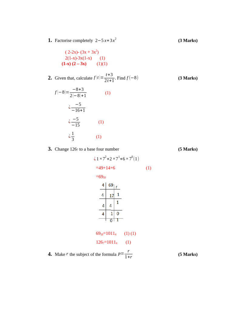 Complete Math Problem Solutions | PDF | Area | Triangle