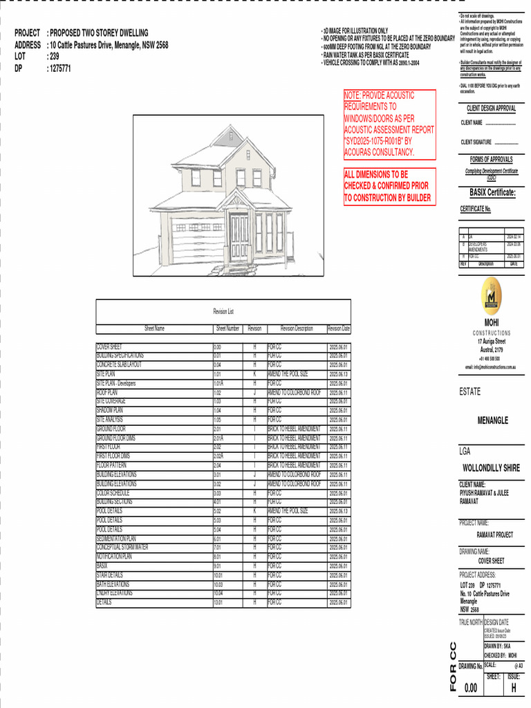 Menangle Excavation Compliance Document | PDF | Wall | Framing ...