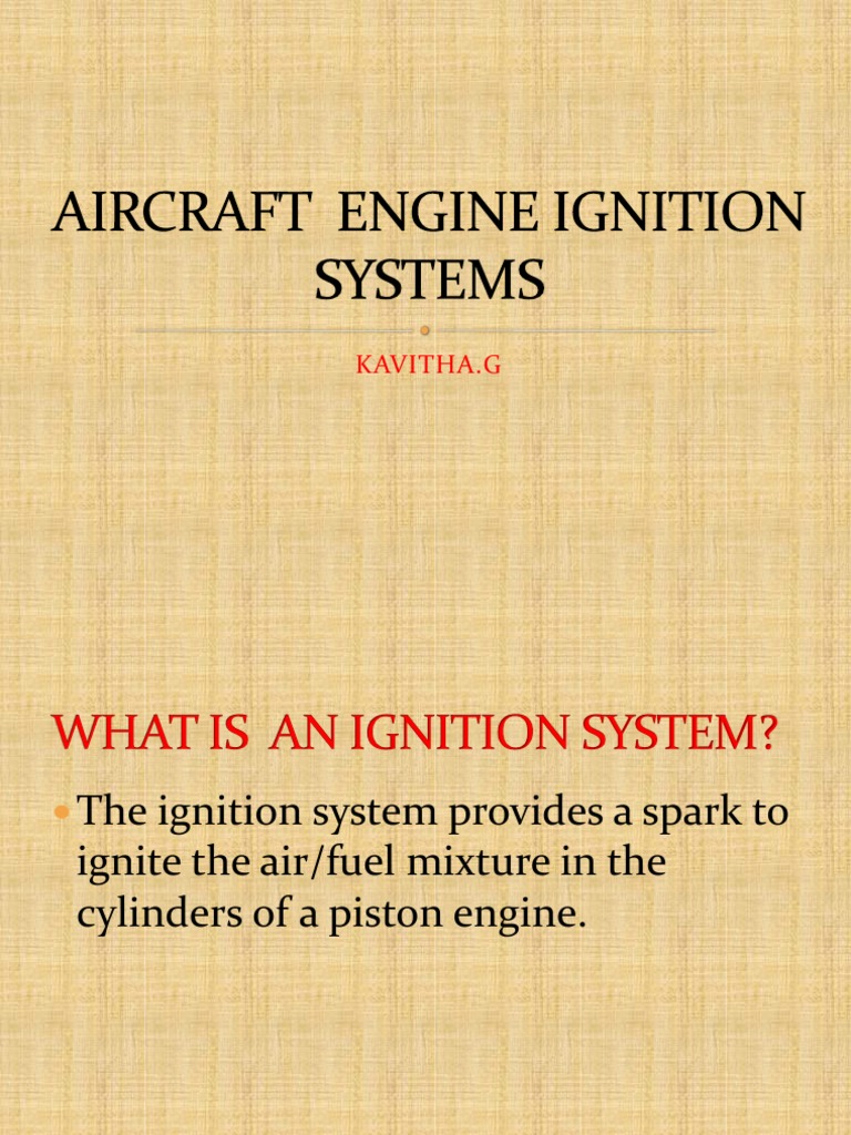 Aircraft Ignition Systems Final Ignition System Engines Free 30