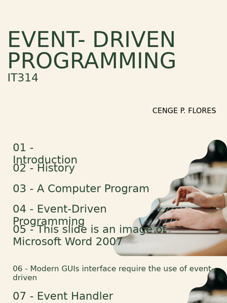 Understanding Event-Driven Programming | PDF | Graphical User ...