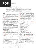 ASTM B16/B16M: Free-Cutting Brass Specs | PDF | Engineering Tolerance ...