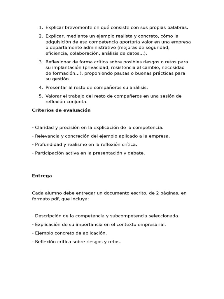 Análisis de Competencias Digitales Del Marco Digcomp | PDF