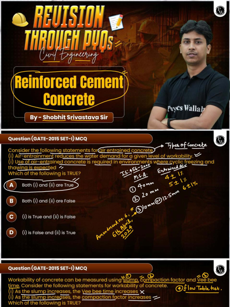 Revision Through PYQ Class Notes | PDF