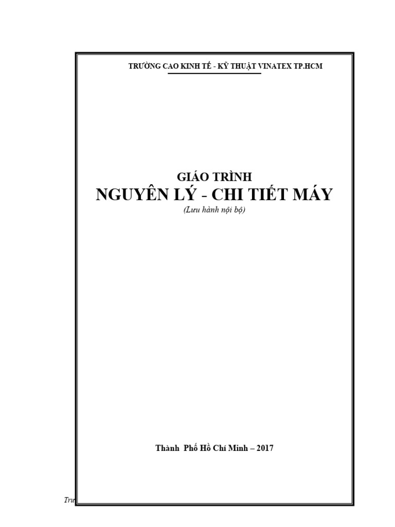 Nguyen Ly Chi Tiet May 6876 | PDF