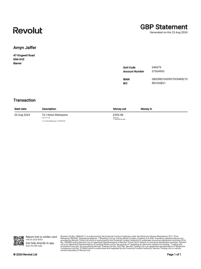 Transaction Statement 66caabe9 3077 Ae11 Aba7 00570f0a8970 en GB 06d354 ...