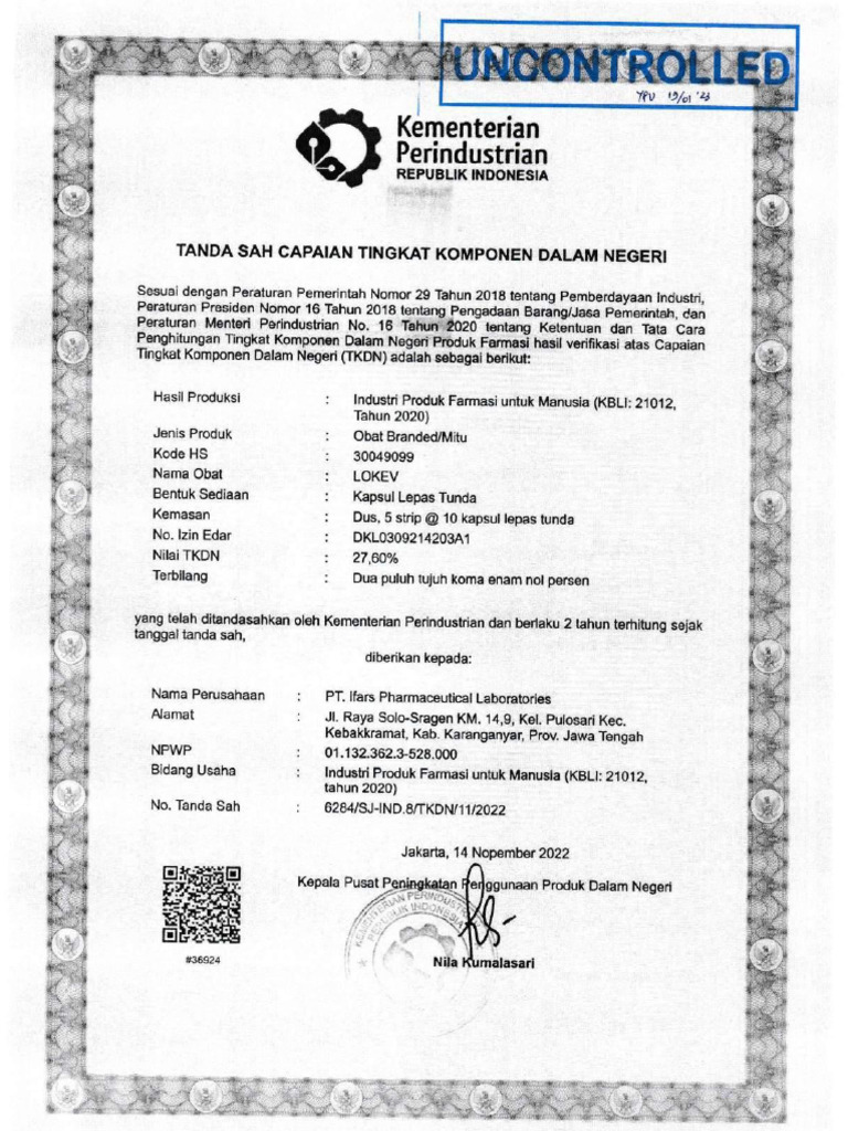 TKDN Termin 1 | PDF