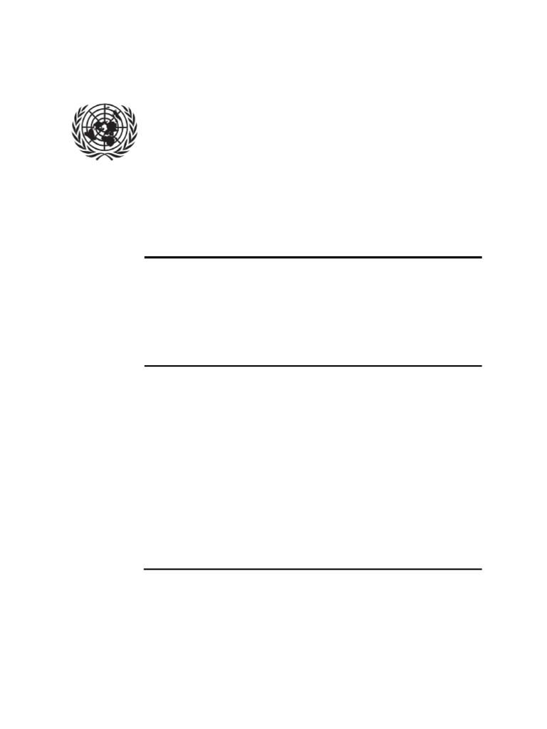 UN SOP for Assessment and Advisory Visits | PDF | Peacekeeping | United ...