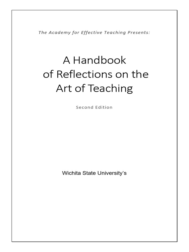Effective Teaching Handbook: Insights &amp; Strategies | PDF | Learning ...