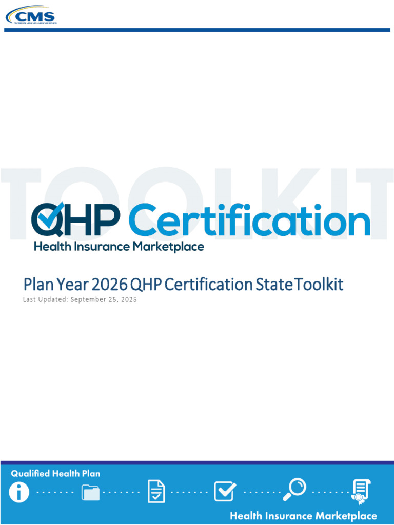 PY2026 QHP Certification Toolkit | PDF | Websites | Health Economics