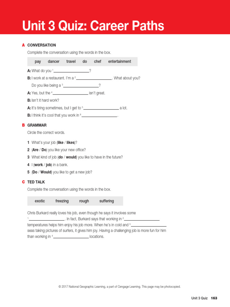 Keynote 1 Unit Quizzes 3 | PDF