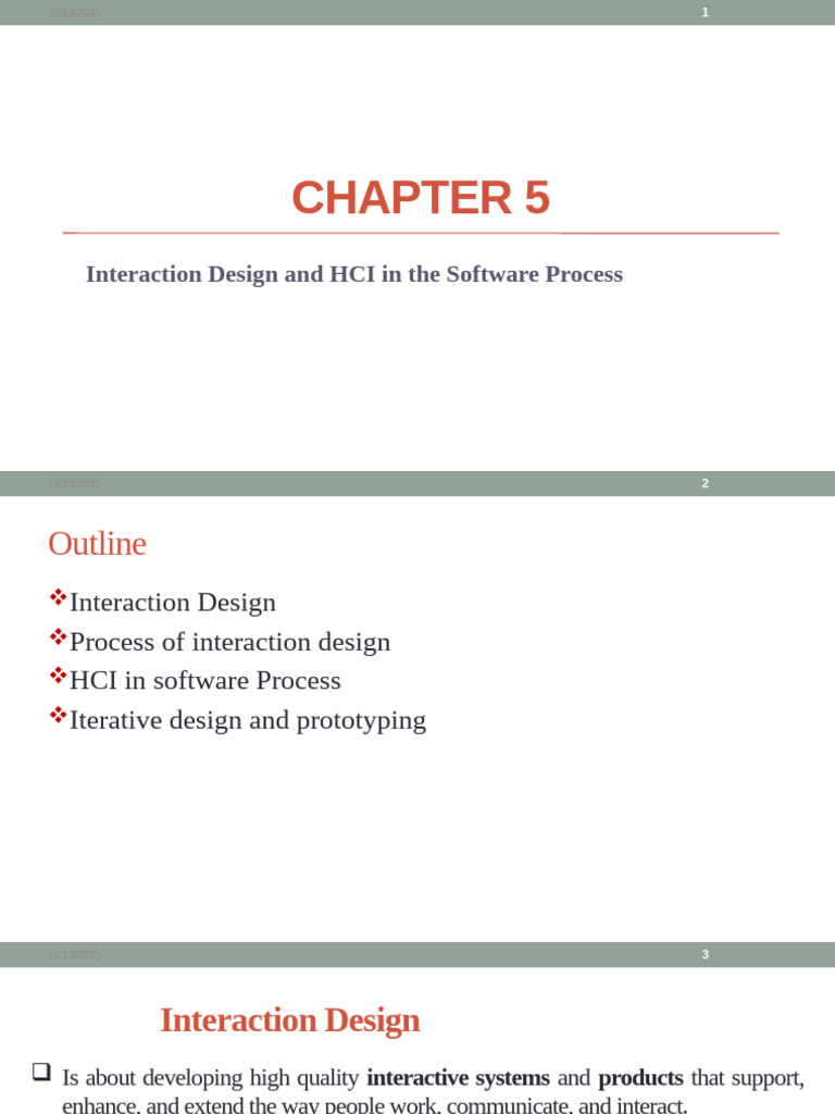 Interaction Design and HCI Overview | PDF | Usability | Software ...