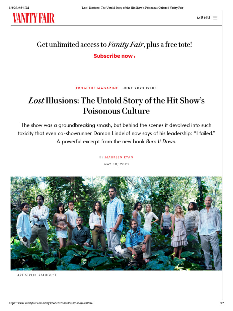Lost' Illusions The Untold Story of The Hit Show's Poisonous Culture(02)
