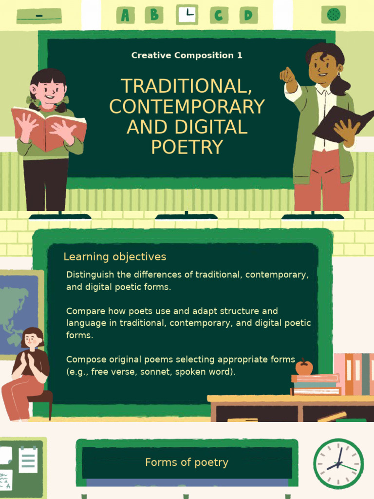 Poetry Forms: Traditional to Digital | PDF | Poetry | Sonnets