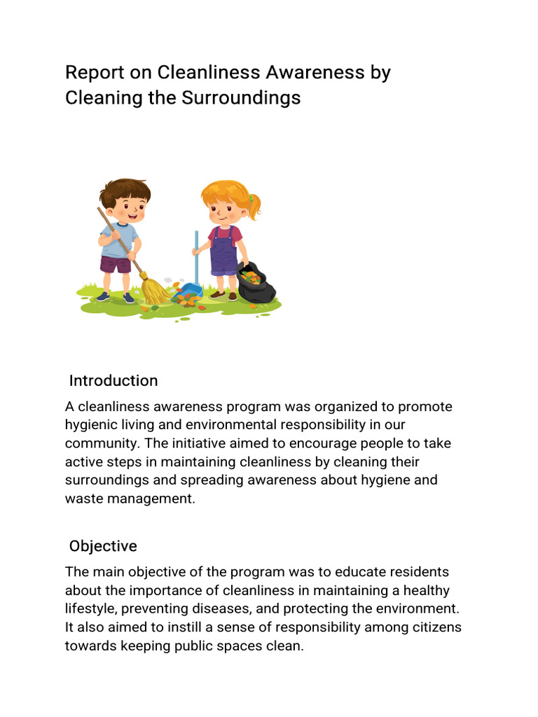 Cleanliness | PDF