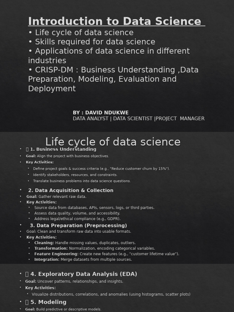 Introduction To Data Science PT1 | PDF | Data Science | Data Analysis