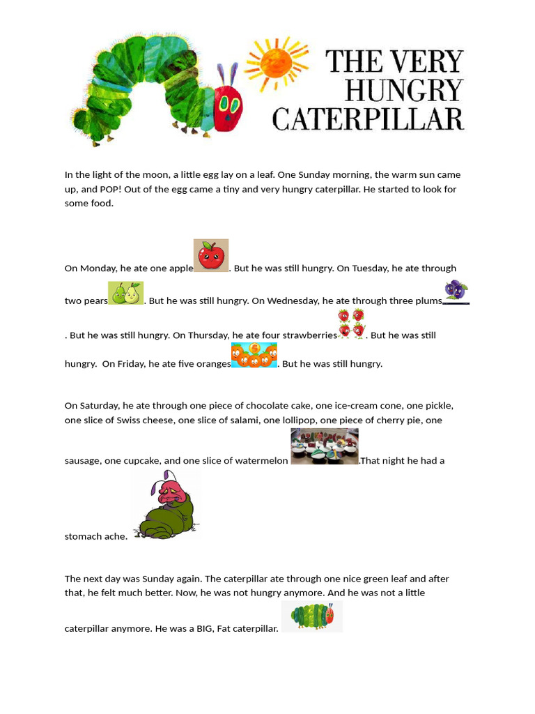 A Very Hungry Caterpillar | PDF