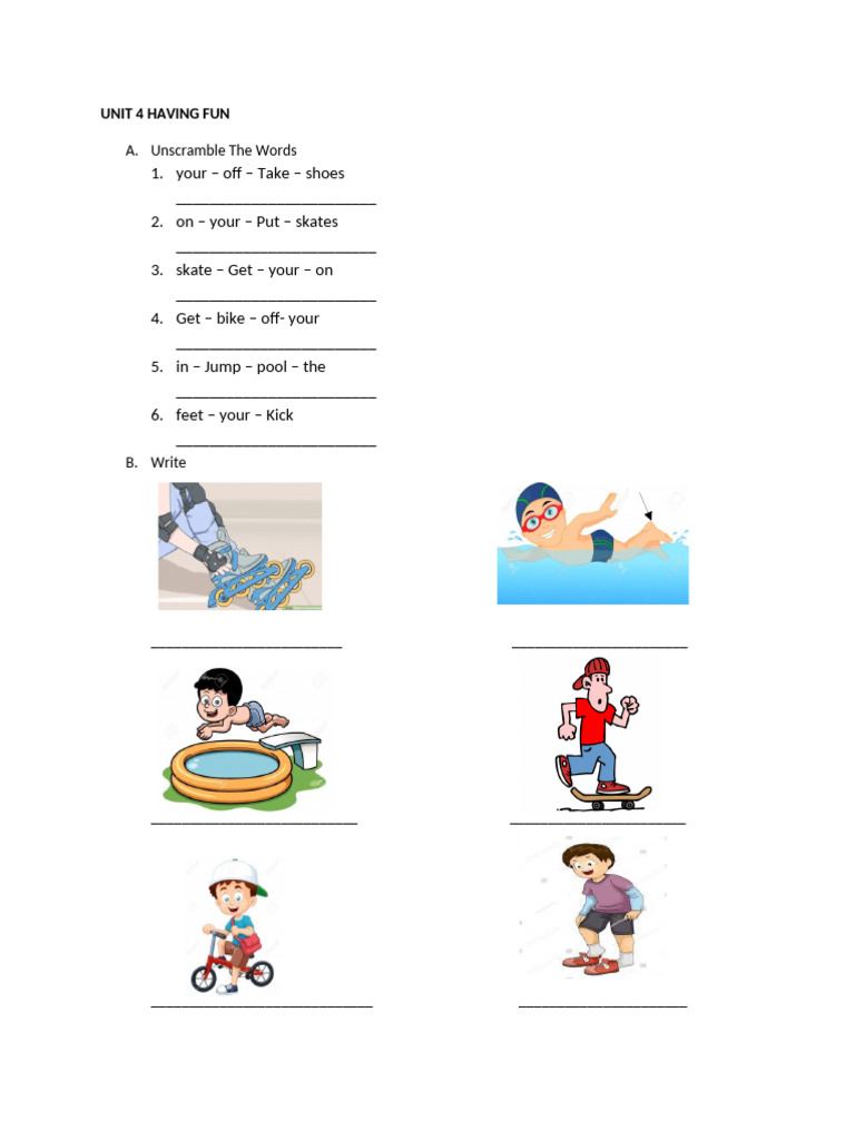 Fun Ways to Get Active | PDF