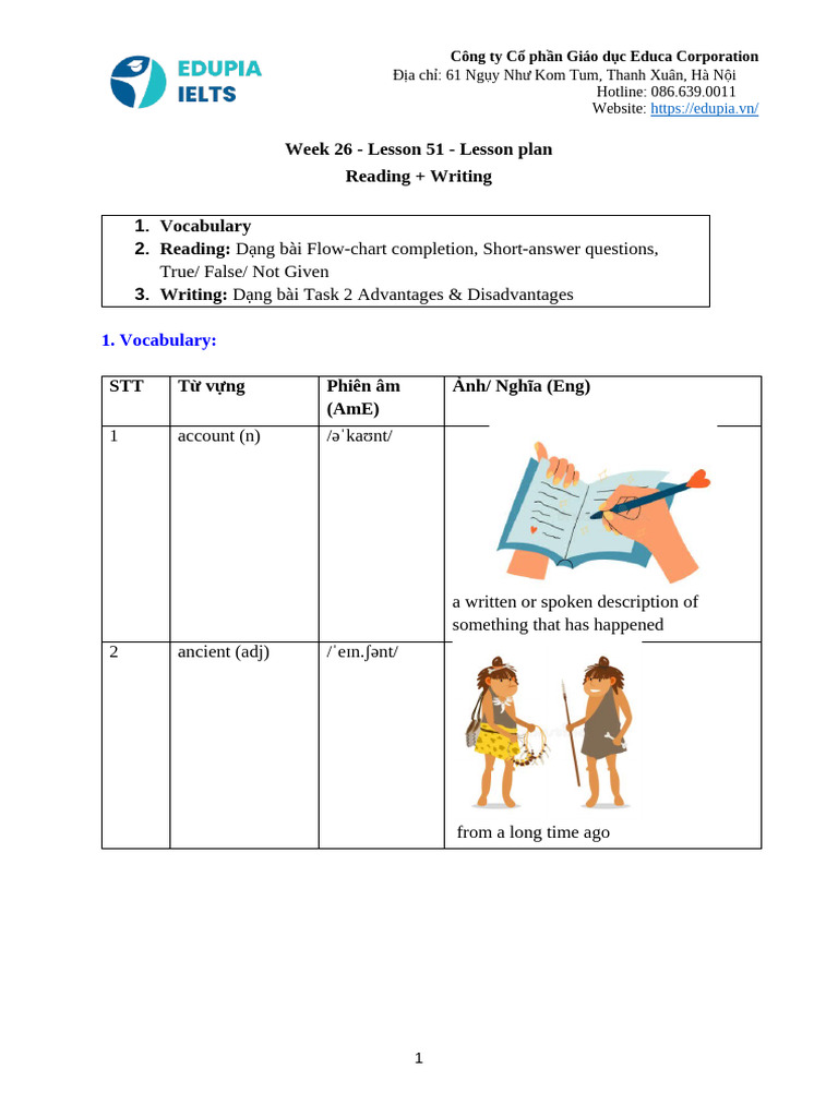 Lesson 51 - Summary (For Students) | PDF