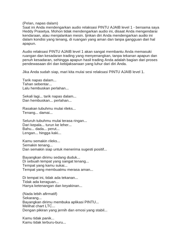 Script Untuk Proyek Trading | PDF