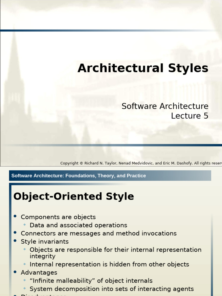 05 Architectural Styles | PDF | Client–Server Model | Peer To Peer