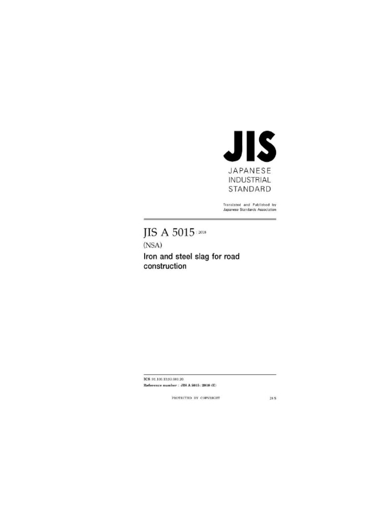 Jis A 5015 | PDF