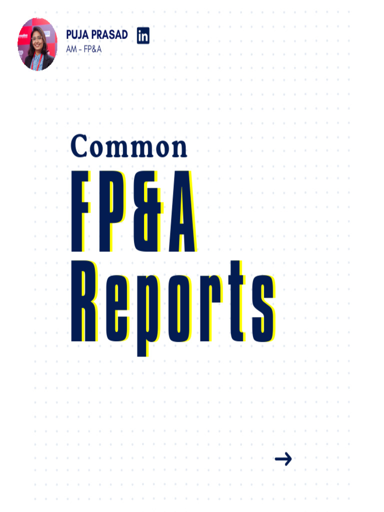 FP&A Reports: Financial Performance Insights | PDF