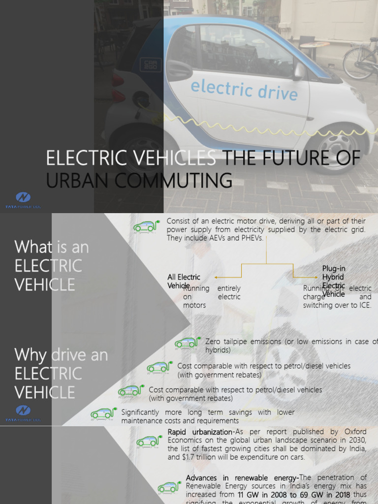 Electric Vehicles: Future of Urban Travel | PDF | Electric Vehicle ...