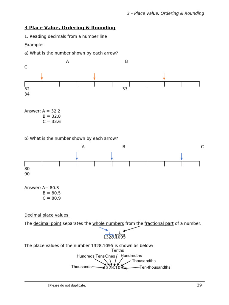 Rounding and Working with Decimals | PDF | Numbers | Rounding