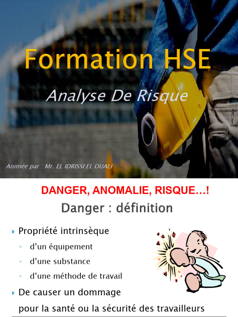 Analyse des Risques au Travail | PDF | Gestion des risques | Risque
