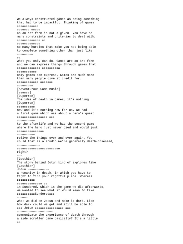 English-Chinese (Simplified) ) Spiritfarer Documentary - A Game About Dying  (DownSub - Com) | PDF