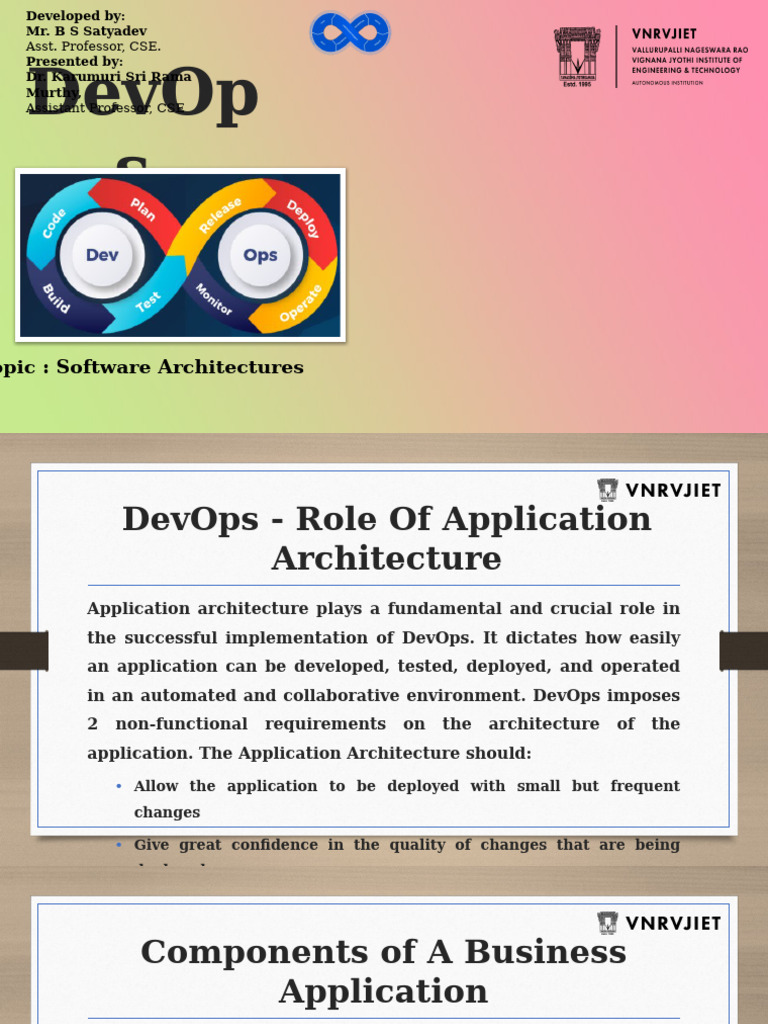 DevOps Application Architecture Insights | PDF | Databases ...