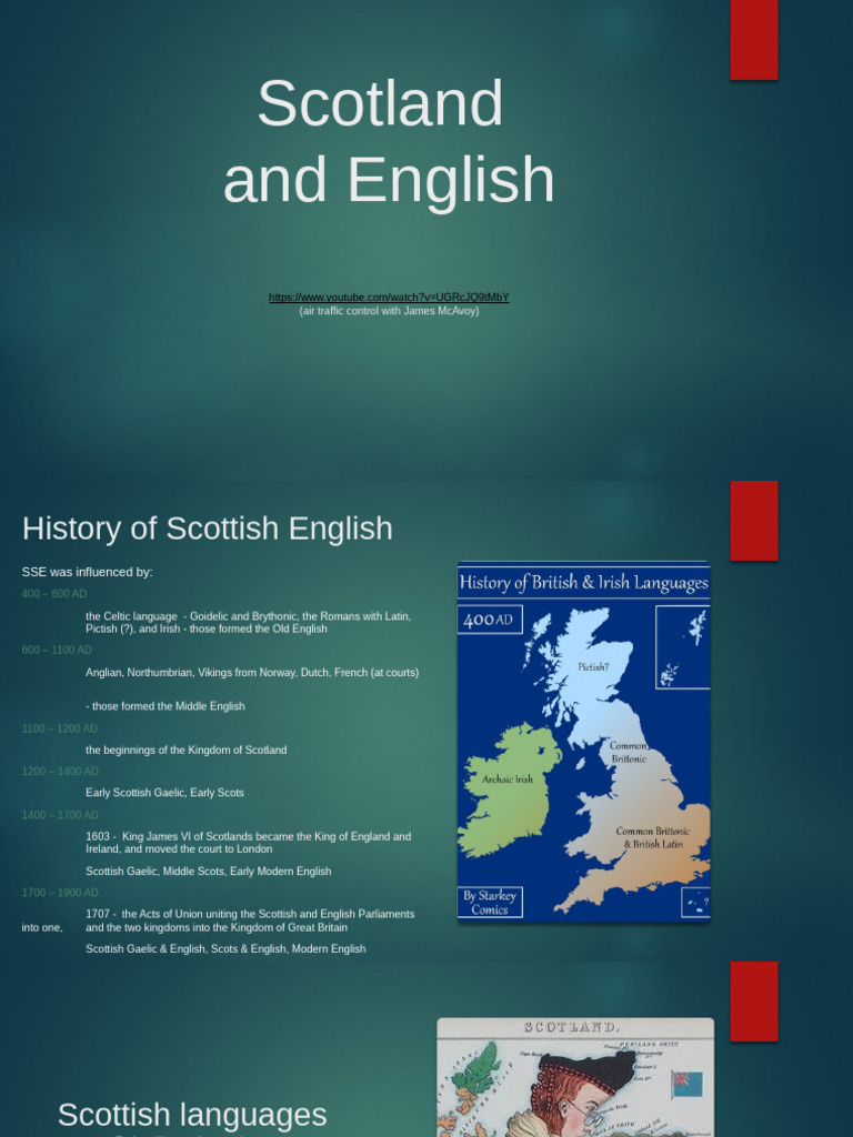 History and Dialects of Scottish English | PDF | Scotland | Scots Language