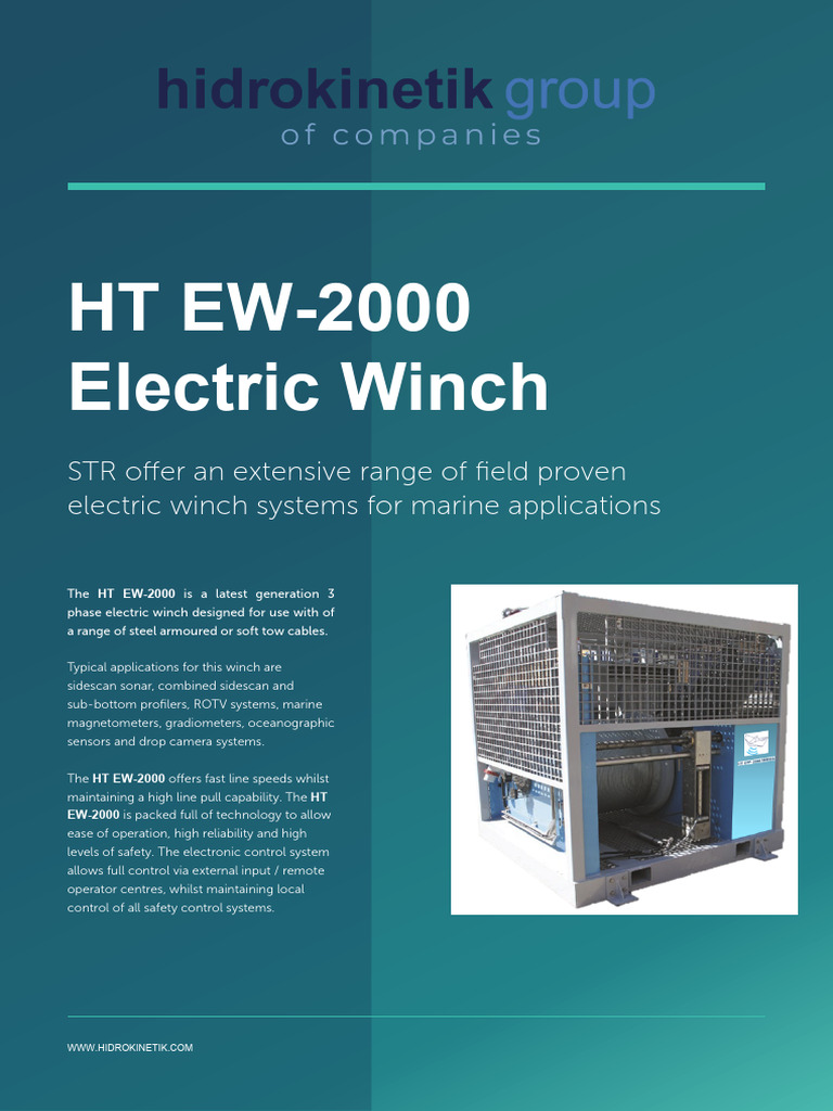 HT EW-2000 Datasheet | PDF | Sonar | Equipment