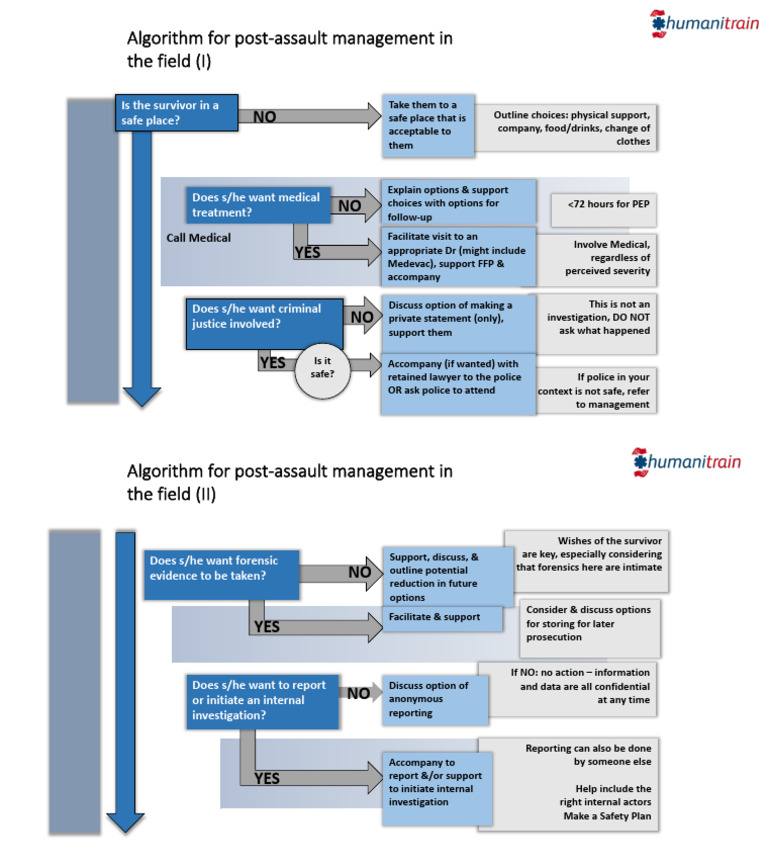 Post-Assault Management Guidelines | PDF