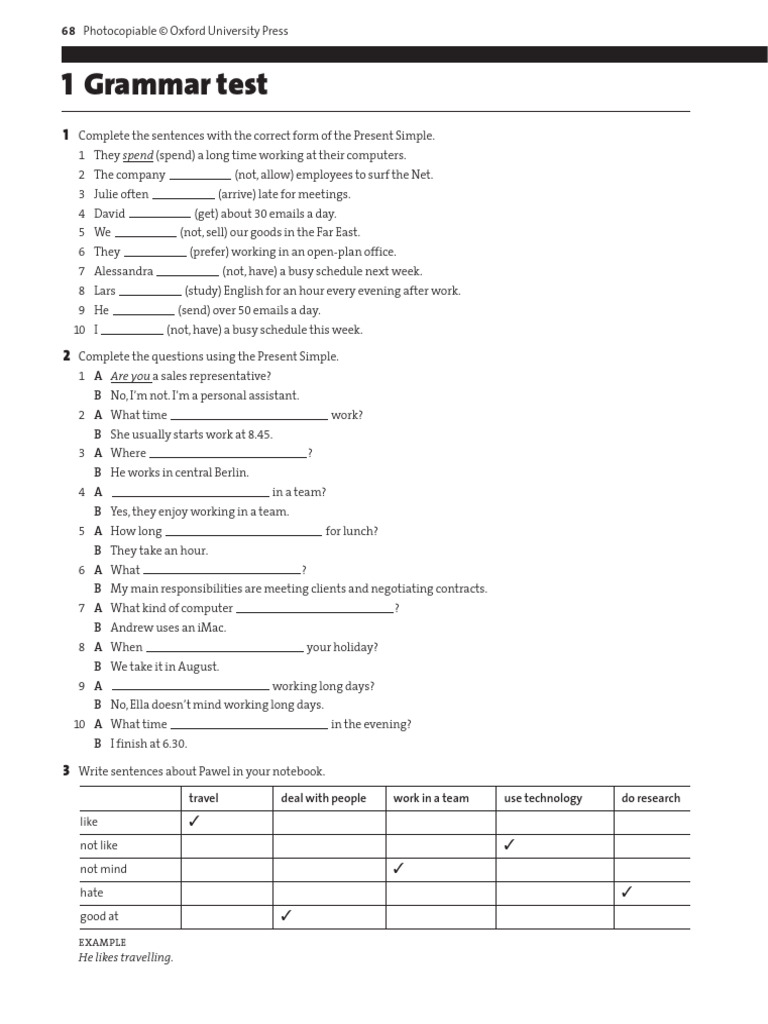 Present Simple Grammar Exercises | PDF | Advertising | Coca Cola