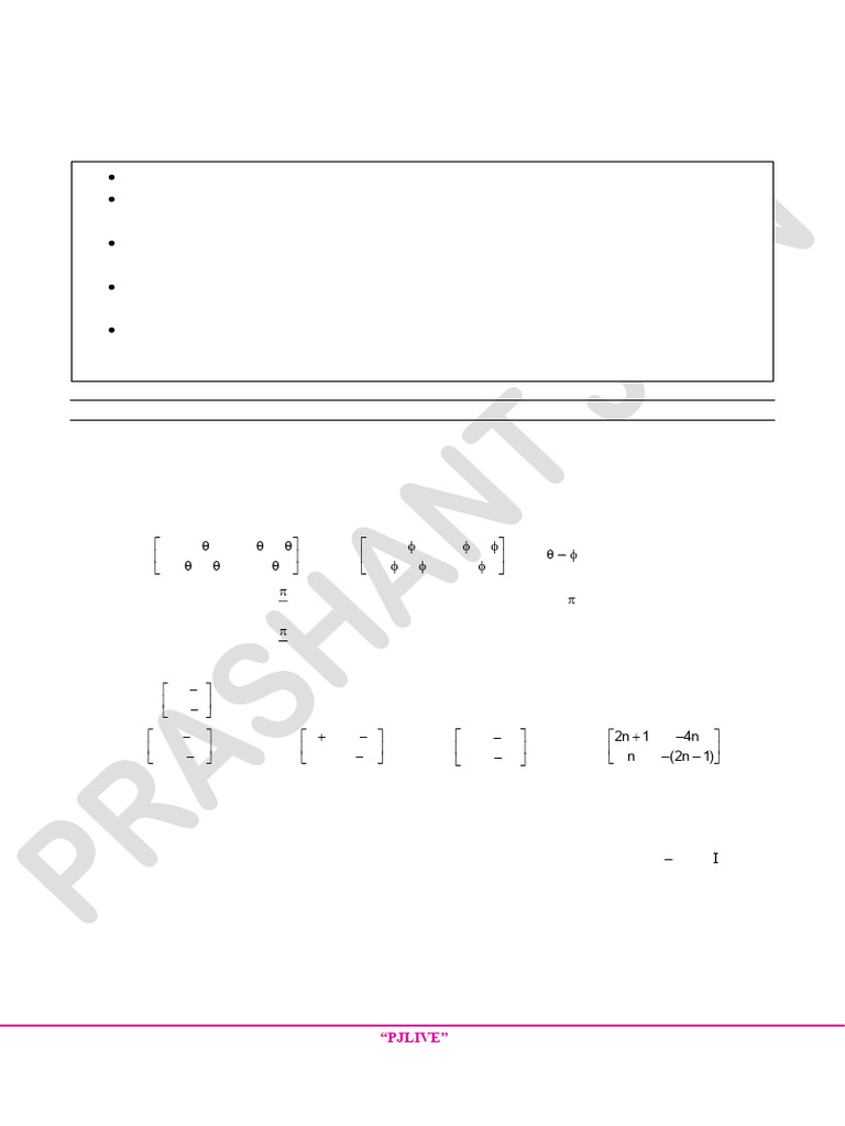 Matrices Worksheet with Solutions | PDF | Matrix (Mathematics ...