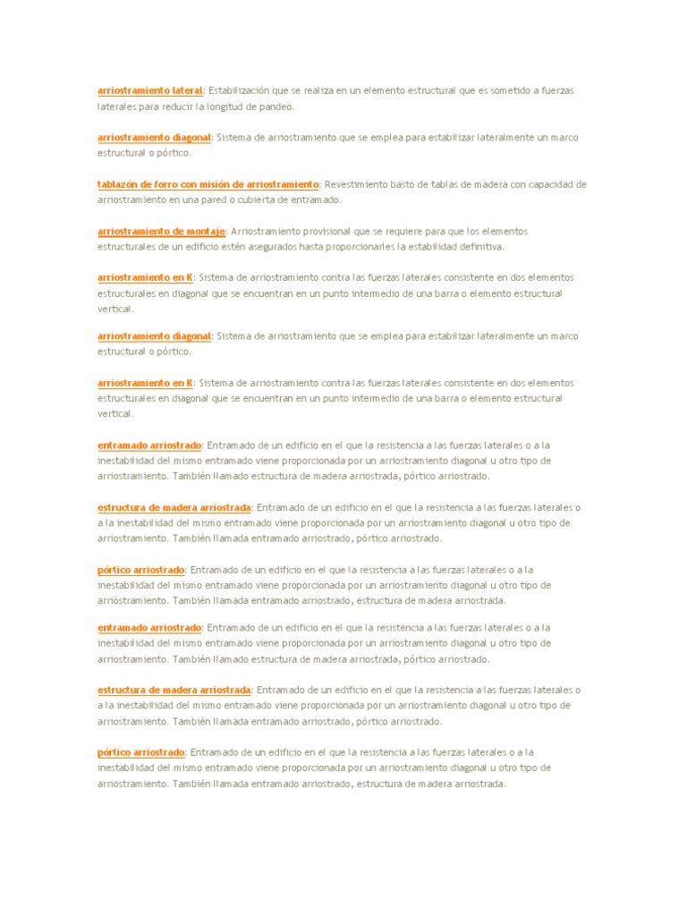 Arriostramiento Lateral | Ingeniería | Ciencia